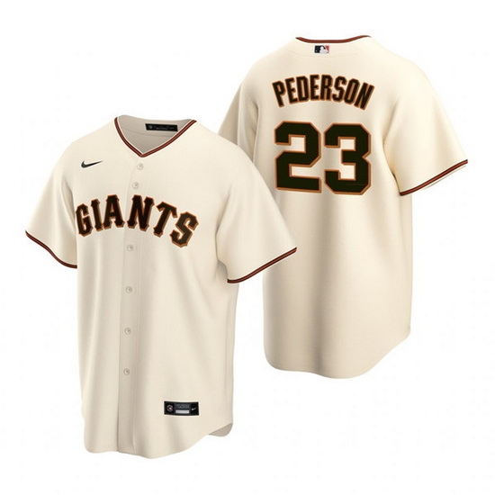 Men San Francisco New York Giants 23 Joc Pederson Cream Cool Base Stitched Jerse Men San Francisco New York Giants 23 Joc Pederson Cream Cool Base Stitched Jerse