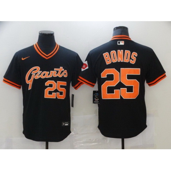 Men San Francisco New York Giants 25 Larry Bonds Black Game 2021 Nike MLB Jersey Men San Francisco New York Giants 25 Larry Bonds Black Game 2021 Nike MLB Jersey