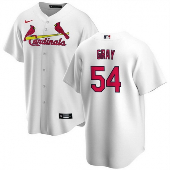 Men St Louis Cardinals 54 Sonny Gray White Cool Base Stitched Baseball Jersey Men St Louis Cardinals 54 Sonny Gray White Cool Base Stitched Baseball Jersey