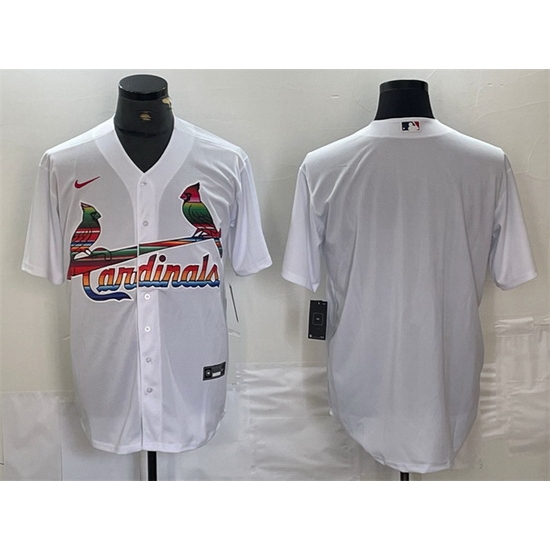 Men St Louis Cardinals Blank White Cool Base Stitched Jersey Men St Louis Cardinals Blank White Cool Base Stitched Jersey
