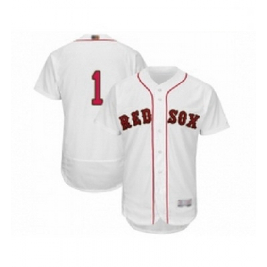Mens Boston Red Sox 1 Bobby Doerr White 2019 Gold Program Flex Base Authentic Collection Baseball Jersey Mens Boston Red Sox 1 Bobby Doerr White 2019 Gold Program Flex Base Authentic Collection Baseball Jersey