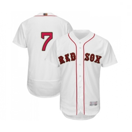Mens Boston Red Sox 7 Christian Vazquez White 2019 Gold Program Flex Base Authentic Collection Baseball Jersey Mens Boston Red Sox 7 Christian Vazquez White 2019 Gold Program Flex Base Authentic Collection Baseball Jersey