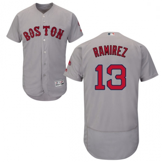 Mens Majestic Boston Red Sox 13 Hanley Ramirez Grey Road Flex Base Authentic Collection MLB Jersey Mens Majestic Boston Red Sox 13 Hanley Ramirez Grey Road Flex Base Authentic Collection MLB Jersey
