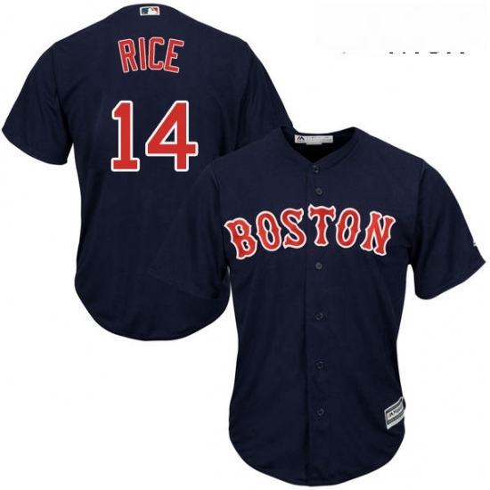 Mens Majestic Boston Red Sox 14 Jim Rice Replica Navy Blue Alternate Road Cool Base MLB Jersey Mens Majestic Boston Red Sox 14 Jim Rice Replica Navy Blue Alternate Road Cool Base MLB Jersey