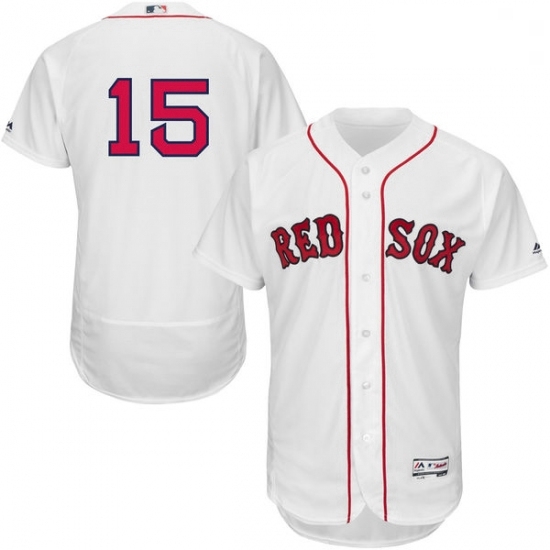 Mens Majestic Boston Red Sox 15 Dustin Pedroia White Home Flex Base Authentic Collection MLB Jersey Mens Majestic Boston Red Sox 15 Dustin Pedroia White Home Flex Base Authentic Collection MLB Jersey