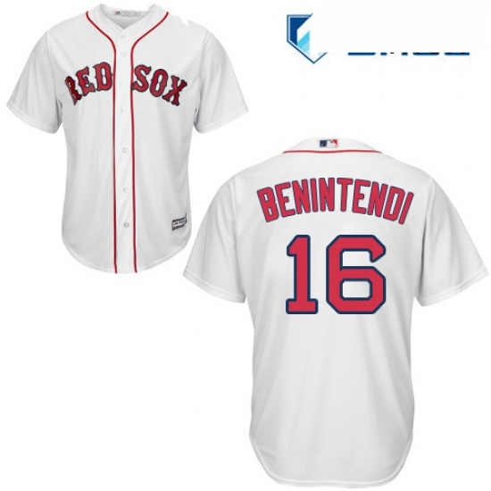 Mens Majestic Boston Red Sox 16 Andrew Benintendi Replica White Home Cool Base MLB Jersey Mens Majestic Boston Red Sox 16 Andrew Benintendi Replica White Home Cool Base MLB Jersey