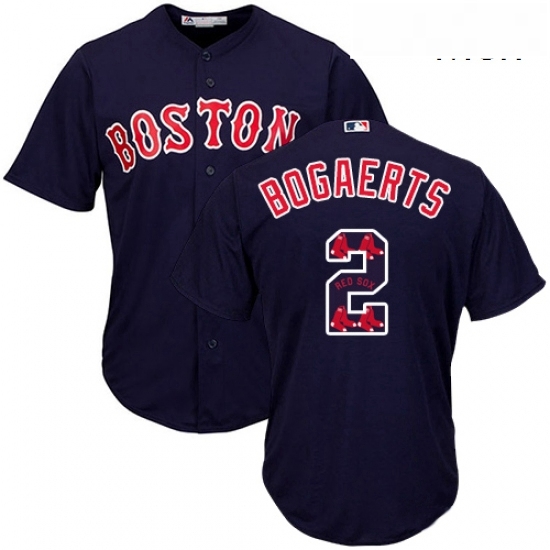 Mens Majestic Boston Red Sox 2 Xander Bogaerts Authentic Navy Blue Team Logo Fashion Cool Base MLB Jersey Mens Majestic Boston Red Sox 2 Xander Bogaerts Authentic Navy Blue Team Logo Fashion Cool Base MLB Jersey