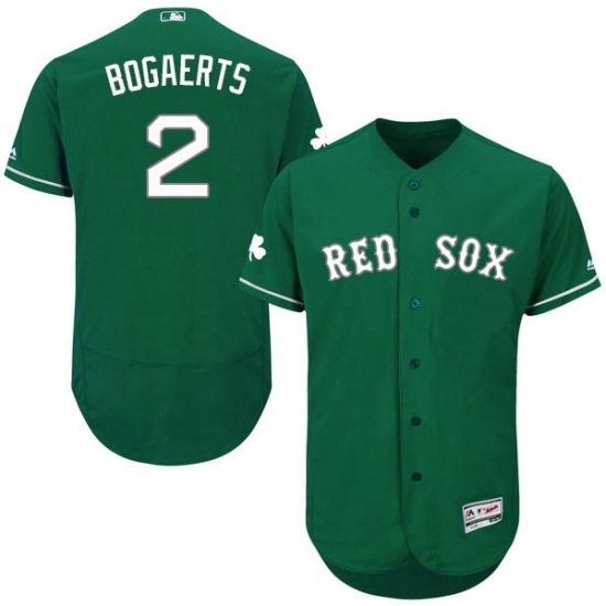 Mens Majestic Boston Red Sox 2 Xander Bogaerts Green Celtic Flexbase Authentic Collection MLB Jersey Mens Majestic Boston Red Sox 2 Xander Bogaerts Green Celtic Flexbase Authentic Collection MLB Jersey
