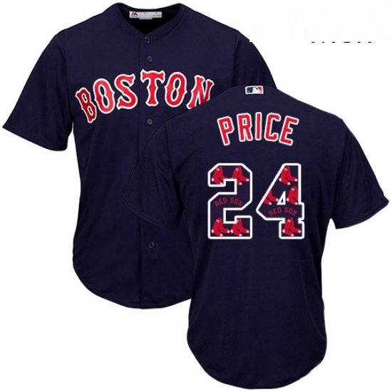 Mens Majestic Boston Red Sox 24 David Price Authentic Navy Blue Team Logo Fashion Cool Base MLB Jersey Mens Majestic Boston Red Sox 24 David Price Authentic Navy Blue Team Logo Fashion Cool Base MLB Jersey