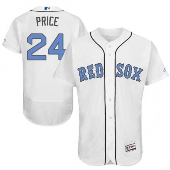Mens Majestic Boston Red Sox 24 David Price Authentic White 2016 Fathers Day Fashion Flex Base MLB Jersey Mens Majestic Boston Red Sox 24 David Price Authentic White 2016 Fathers Day Fashion Flex Base MLB Jersey