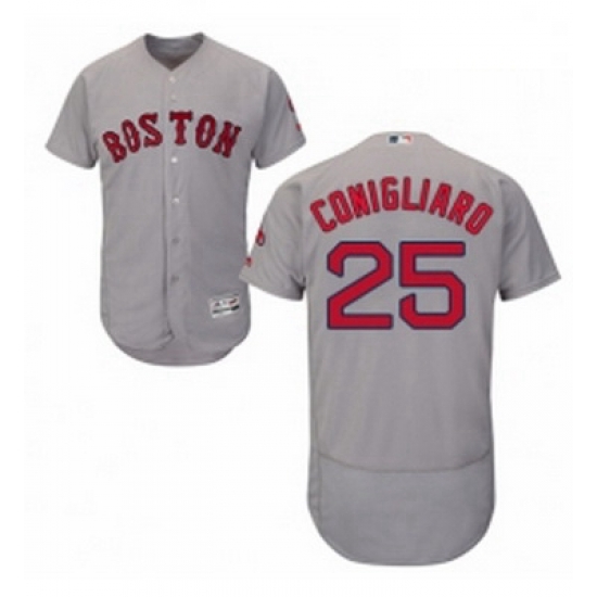 Mens Majestic Boston Red Sox 25 Tony Conigliaro Grey Road Flex Base Authentic Collection MLB Jersey Mens Majestic Boston Red Sox 25 Tony Conigliaro Grey Road Flex Base Authentic Collection MLB Jersey