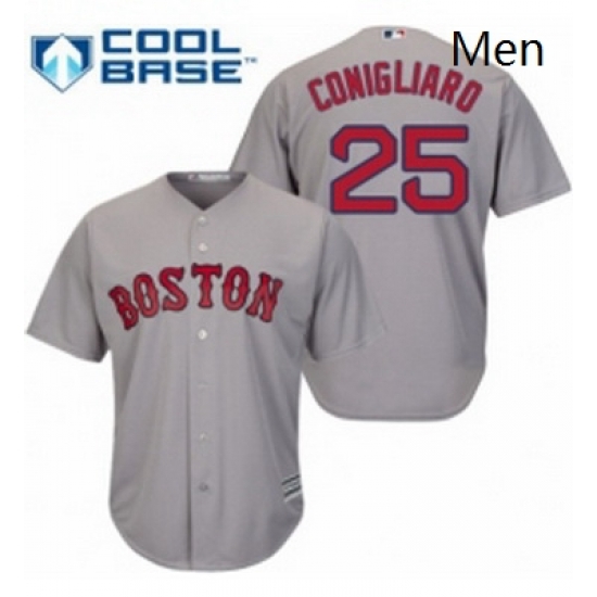 Mens Majestic Boston Red Sox 25 Tony Conigliaro Replica Grey Road Cool Base MLB Jersey Mens Majestic Boston Red Sox 25 Tony Conigliaro Replica Grey Road Cool Base MLB Jersey