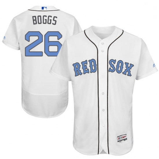 Mens Majestic Boston Red Sox 26 Wade Boggs Authentic White 2016 Fathers Day Fashion Flex Base MLB Jersey Mens Majestic Boston Red Sox 26 Wade Boggs Authentic White 2016 Fathers Day Fashion Flex Base MLB Jersey