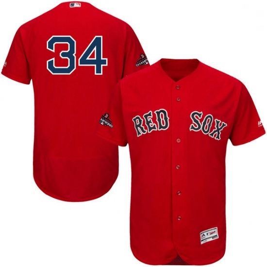 Mens Majestic Boston Red Sox 34 David Ortiz Red Alternate Flex Base Authentic Collection 2018 World Series Jersey Mens Majestic Boston Red Sox 34 David Ortiz Red Alternate Flex Base Authentic Collection 2018 World Series Jersey
