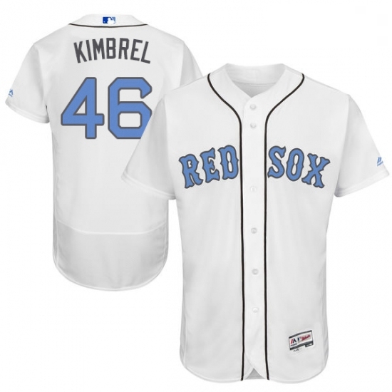 Mens Majestic Boston Red Sox 46 Craig Kimbrel Authentic White 2016 Fathers Day Fashion Flex Base MLB Jersey Mens Majestic Boston Red Sox 46 Craig Kimbrel Authentic White 2016 Fathers Day Fashion Flex Base MLB Jersey