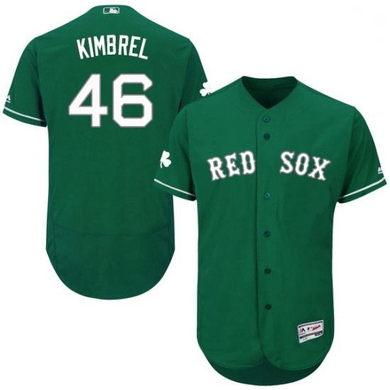 Mens Majestic Boston Red Sox 46 Craig Kimbrel Green Celtic Flexbase Authentic Collection MLB Jersey Mens Majestic Boston Red Sox 46 Craig Kimbrel Green Celtic Flexbase Authentic Collection MLB Jersey