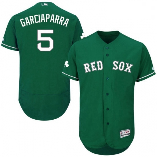 Mens Majestic Boston Red Sox 5 Nomar Garciaparra Green Celtic Flexbase Authentic Collection MLB Jersey Mens Majestic Boston Red Sox 5 Nomar Garciaparra Green Celtic Flexbase Authentic Collection MLB Jersey
