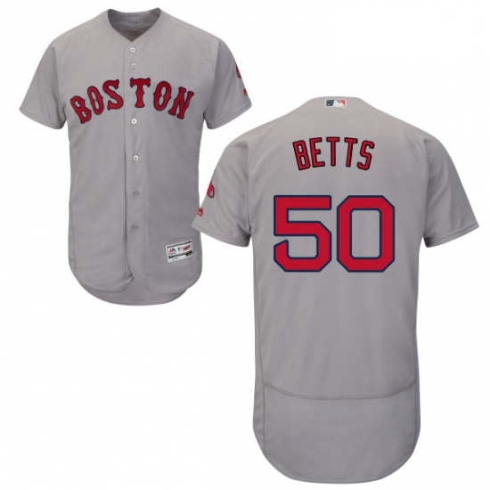 Mens Majestic Boston Red Sox 50 Mookie Betts Grey Road Flex Base Authentic Collection MLB Jersey Mens Majestic Boston Red Sox 50 Mookie Betts Grey Road Flex Base Authentic Collection MLB Jersey