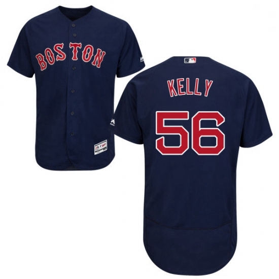 Mens Majestic Boston Red Sox 56 Joe Kelly Navy Blue Alternate Flex Base Authentic Collection MLB Jersey Mens Majestic Boston Red Sox 56 Joe Kelly Navy Blue Alternate Flex Base Authentic Collection MLB Jersey