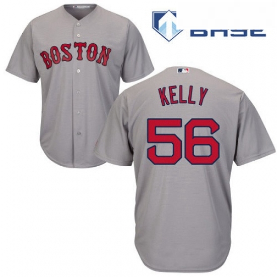 Mens Majestic Boston Red Sox 56 Joe Kelly Replica Grey Road Cool Base MLB Jersey Mens Majestic Boston Red Sox 56 Joe Kelly Replica Grey Road Cool Base MLB Jersey