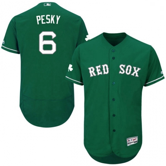 Mens Majestic Boston Red Sox 6 Johnny Pesky Green Celtic Flexbase Authentic Collection MLB Jersey Mens Majestic Boston Red Sox 6 Johnny Pesky Green Celtic Flexbase Authentic Collection MLB Jersey