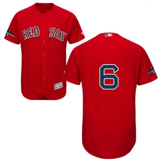 Mens Majestic Boston Red Sox 6 Johnny Pesky Red Alternate Flex Base Authentic Collection 2018 World Series Jersey Mens Majestic Boston Red Sox 6 Johnny Pesky Red Alternate Flex Base Authentic Collection 2018 World Series Jersey