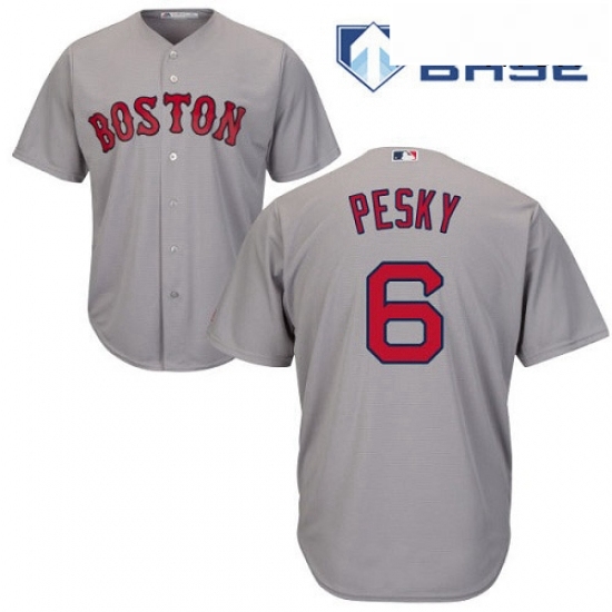 Mens Majestic Boston Red Sox 6 Johnny Pesky Replica Grey Road Cool Base MLB Jersey Mens Majestic Boston Red Sox 6 Johnny Pesky Replica Grey Road Cool Base MLB Jersey