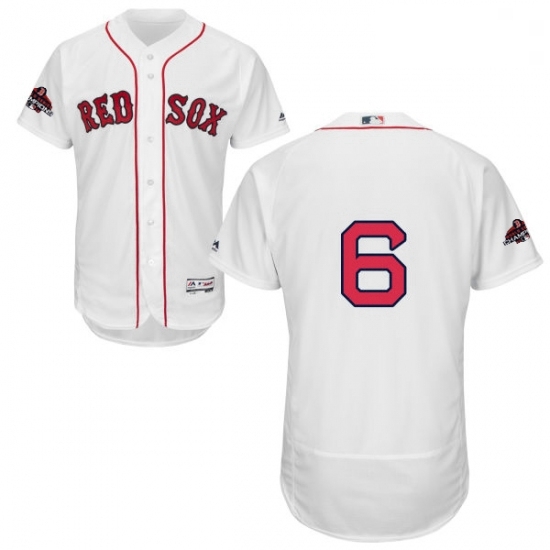 Mens Majestic Boston Red Sox 6 Johnny Pesky White Home Flex Base Authentic Collection 2018 World Series Jersey Mens Majestic Boston Red Sox 6 Johnny Pesky White Home Flex Base Authentic Collection 2018 World Series Jersey