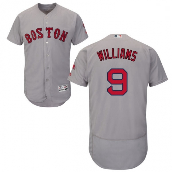 Mens Majestic Boston Red Sox 9 Ted Williams Grey Road Flex Base Authentic Collection MLB Jersey Mens Majestic Boston Red Sox 9 Ted Williams Grey Road Flex Base Authentic Collection MLB Jersey