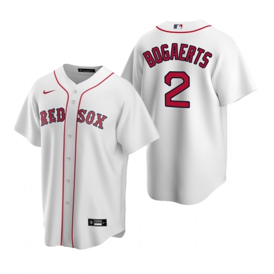 Mens Nike Boston Red Sox 2 Xander Bogaerts White Home Stitched Baseball Jerse Mens Nike Boston Red Sox 2 Xander Bogaerts White Home Stitched Baseball Jerse