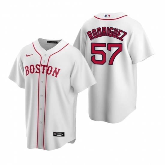 Mens Nike Boston Red Sox 57 Eduardo Rodriguez White Alternate Stitched Baseball Jersey Mens Nike Boston Red Sox 57 Eduardo Rodriguez White Alternate Stitched Baseball Jersey