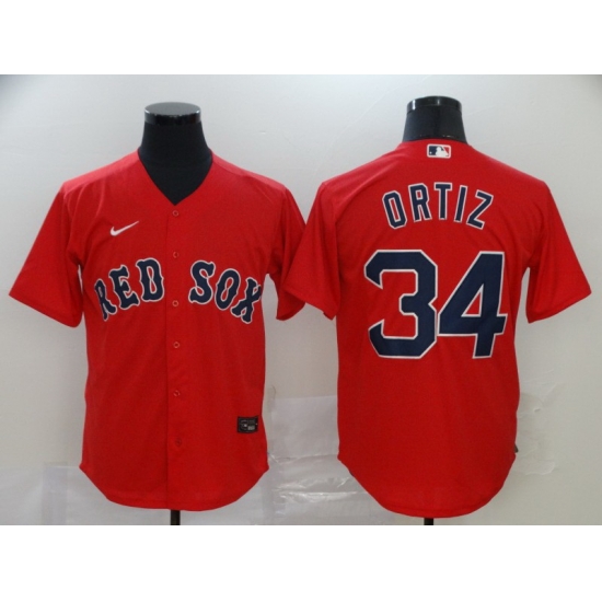 Red Sox 34 David Ortiz Red 2020 Nike Cool Base Jersey Red Sox 34 David Ortiz Red 2020 Nike Cool Base Jersey