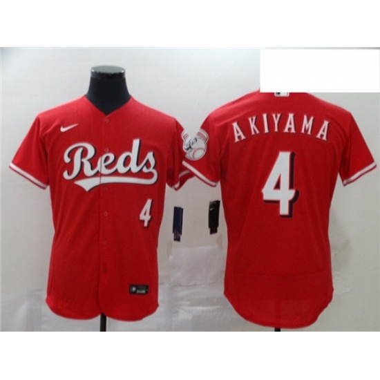 Reds 4 Shogo Akiyama Red 2020 Nike Flexbase Jersey Reds 4 Shogo Akiyama Red 2020 Nike Flexbase Jersey