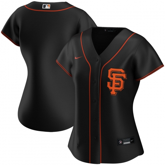 San Francisco New York Giants Nike Women Alternate 2020 MLB Team Jersey Black San Francisco New York Giants Nike Women Alternate 2020 MLB Team Jersey Black