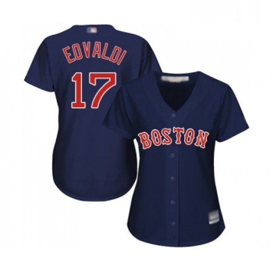 Womens Boston Red Sox 17 Nathan Eovaldi Replica Navy Blue Alternate Road Baseball Jersey Womens Boston Red Sox 17 Nathan Eovaldi Replica Navy Blue Alternate Road Baseball Jersey