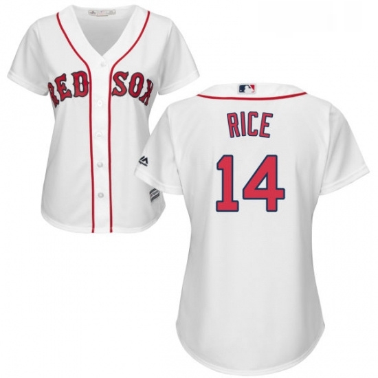 Womens Majestic Boston Red Sox 14 Jim Rice Replica White Home MLB Jersey Womens Majestic Boston Red Sox 14 Jim Rice Replica White Home MLB Jersey