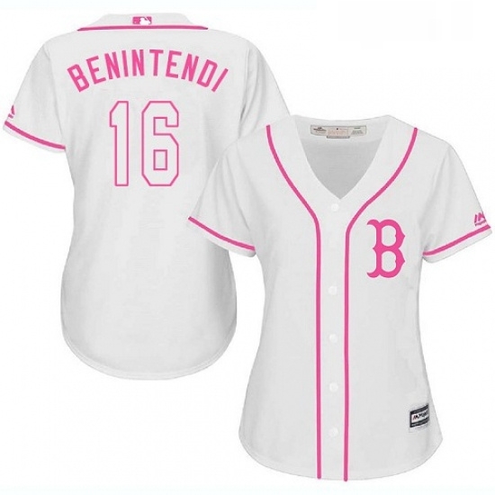 Womens Majestic Boston Red Sox 16 Andrew Benintendi Authentic White Fashion MLB Jersey Womens Majestic Boston Red Sox 16 Andrew Benintendi Authentic White Fashion MLB Jersey