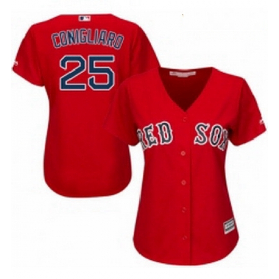 Womens Majestic Boston Red Sox 25 Tony Conigliaro Authentic Red Alternate Home MLB Jersey Womens Majestic Boston Red Sox 25 Tony Conigliaro Authentic Red Alternate Home MLB Jersey