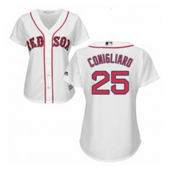 Womens Majestic Boston Red Sox 25 Tony Conigliaro Authentic White Home MLB Jersey Womens Majestic Boston Red Sox 25 Tony Conigliaro Authentic White Home MLB Jersey