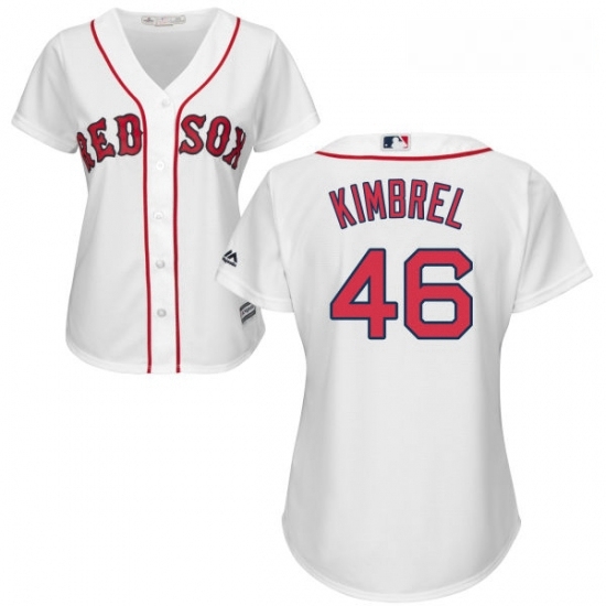 Womens Majestic Boston Red Sox 46 Craig Kimbrel Replica White Home MLB Jersey Womens Majestic Boston Red Sox 46 Craig Kimbrel Replica White Home MLB Jersey