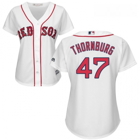 Womens Majestic Boston Red Sox 47 Tyler Thornburg Authentic White Home MLB Jersey Womens Majestic Boston Red Sox 47 Tyler Thornburg Authentic White Home MLB Jersey