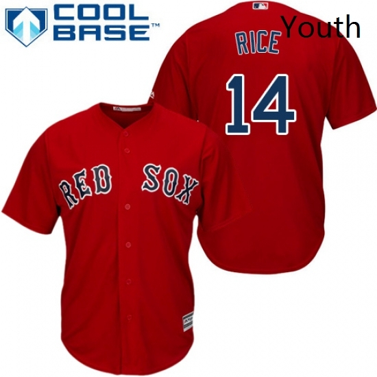 Youth Majestic Boston Red Sox 14 Jim Rice Authentic Red Alternate Home Cool Base MLB Jersey Youth Majestic Boston Red Sox 14 Jim Rice Authentic Red Alternate Home Cool Base MLB Jersey