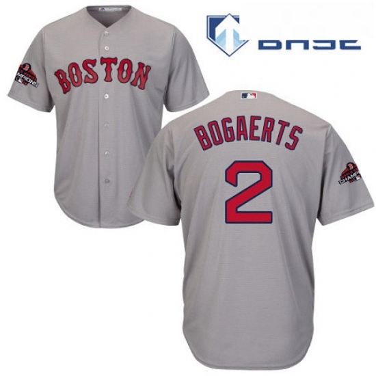 Youth Majestic Boston Red Sox 2 Xander Bogaerts Authentic Grey Road Cool Base 2018 World Series Champions MLB Jersey Youth Majestic Boston Red Sox 2 Xander Bogaerts Authentic Grey Road Cool Base 2018 World Series Champions MLB Jersey