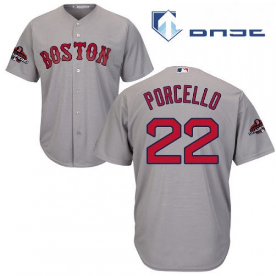 Youth Majestic Boston Red Sox 22 Rick Porcello Authentic Grey Road Cool Base 2018 World Series Champions MLB Jersey Youth Majestic Boston Red Sox 22 Rick Porcello Authentic Grey Road Cool Base 2018 World Series Champions MLB Jersey