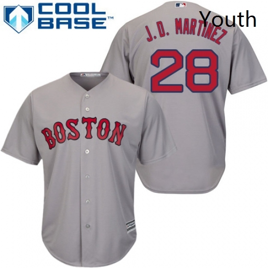 Youth Majestic Boston Red Sox 28 J D Martinez Authentic Grey Road Cool Base MLB Jersey Youth Majestic Boston Red Sox 28 J D Martinez Authentic Grey Road Cool Base MLB Jersey