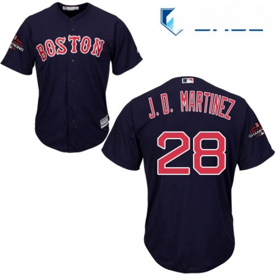 Youth Majestic Boston Red Sox 28 J D Martinez Authentic Navy Blue Alternate Road Cool Base 2018 World Series Champions MLB Jerse Youth Majestic Boston Red Sox 28 J D Martinez Authentic Navy Blue Alternate Road Cool Base 2018 World Series Champions MLB Jerse