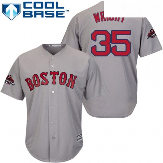 Youth Majestic Boston Red Sox 35 Steven Wright Authentic Grey Road Cool Base 2018 World Series Champions MLB Jersey Youth Majestic Boston Red Sox 35 Steven Wright Authentic Grey Road Cool Base 2018 World Series Champions MLB Jersey
