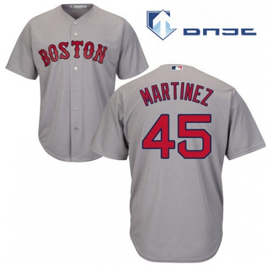 Youth Majestic Boston Red Sox 45 Pedro Martinez Authentic Grey Road Cool Base MLB Jersey Youth Majestic Boston Red Sox 45 Pedro Martinez Authentic Grey Road Cool Base MLB Jersey