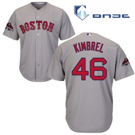 Youth Majestic Boston Red Sox 46 Craig Kimbrel Authentic Grey Road Cool Base 2018 World Series Champions MLB Jersey Youth Majestic Boston Red Sox 46 Craig Kimbrel Authentic Grey Road Cool Base 2018 World Series Champions MLB Jersey