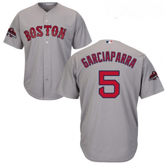 Youth Majestic Boston Red Sox 5 Nomar Garciaparra Authentic Grey Road Cool Base 2018 World Series Champions MLB Jersey Youth Majestic Boston Red Sox 5 Nomar Garciaparra Authentic Grey Road Cool Base 2018 World Series Champions MLB Jersey